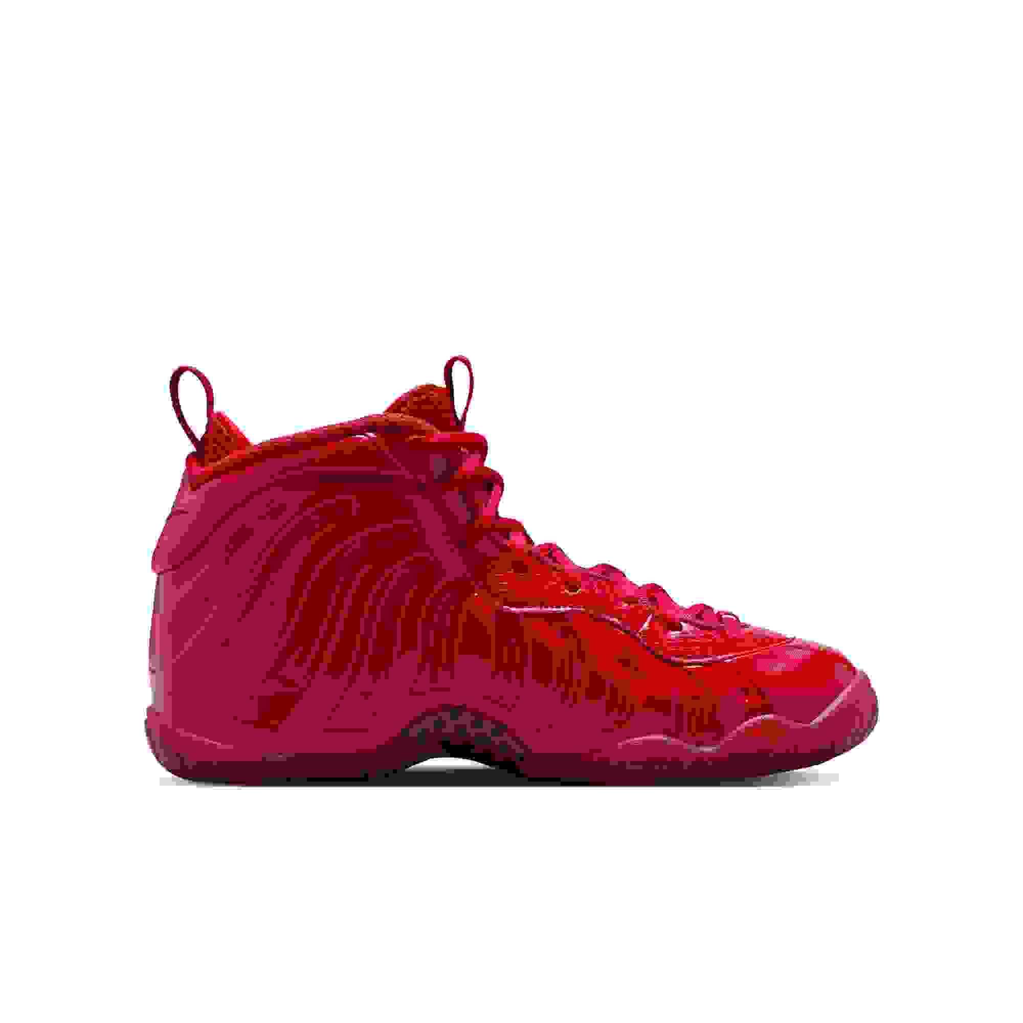 Nike Air Foamposite Pro Grade School Kids' "Gym Red" Shoe